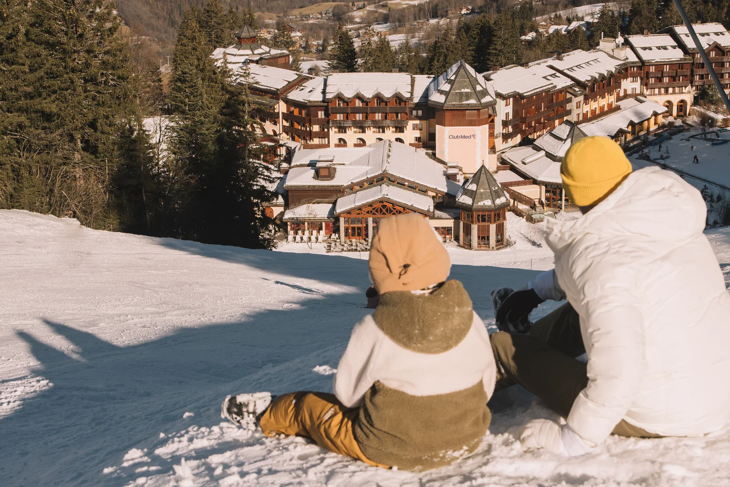 Club Med Valmorel у горнолыжной трассы