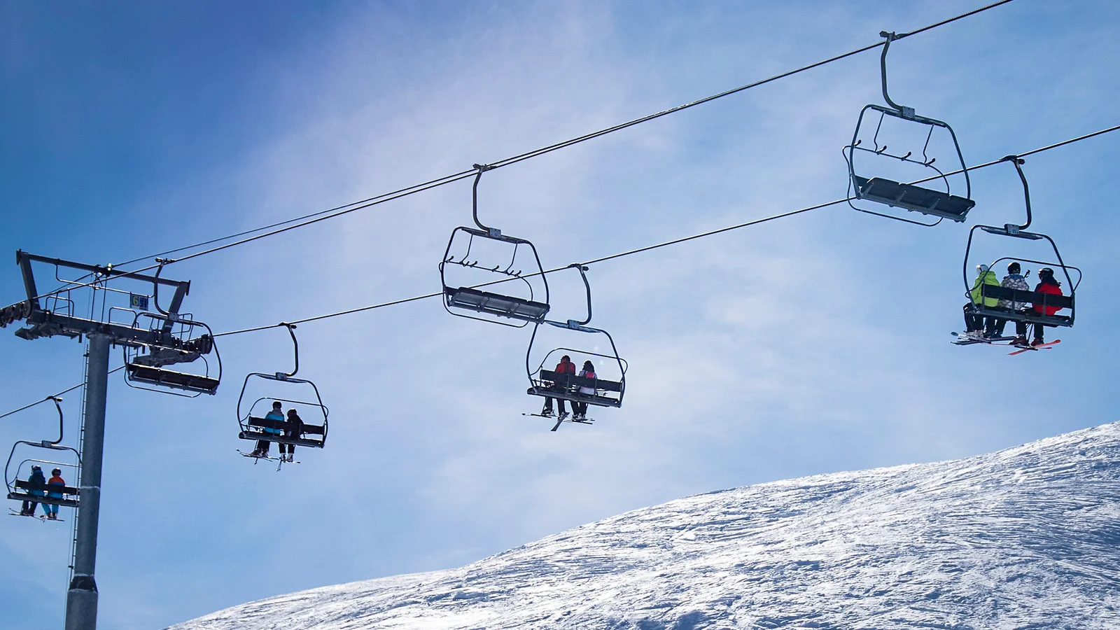 Teleférico e pistas de Peisey-Vallandry