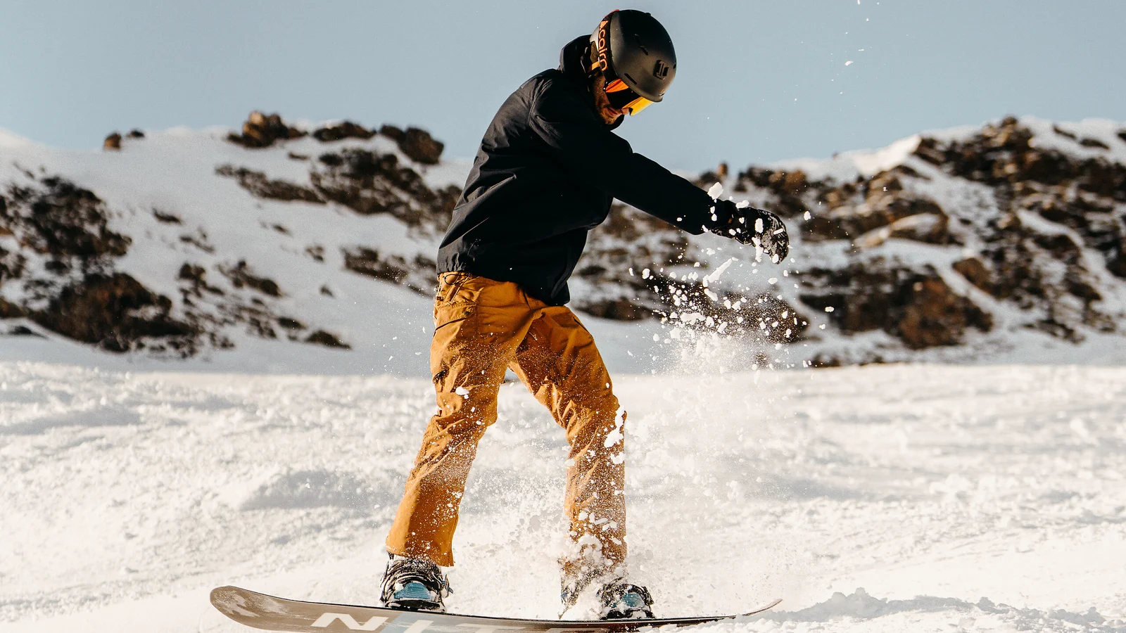 Domínio de Les 3 Vallées coberto de neve