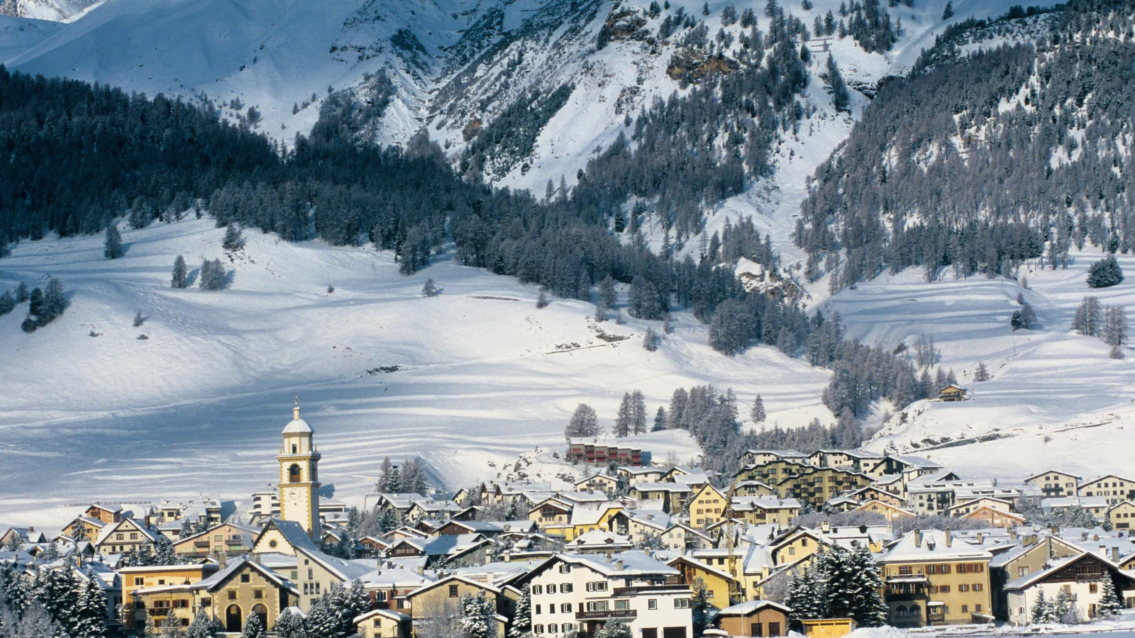 Saint-Moritz no inverno