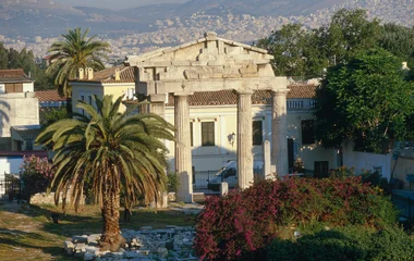 Punto turístico en Grecia.