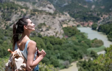 Blick über ein Tal in Andalusien