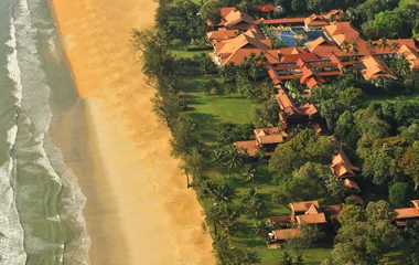 Club Med Cherating Beach seen from above