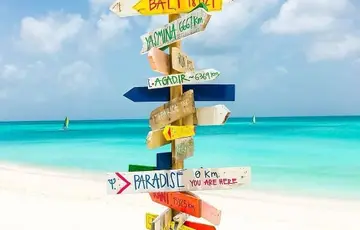 Playa en Bahamas.