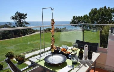Barbacoa en el resort.
