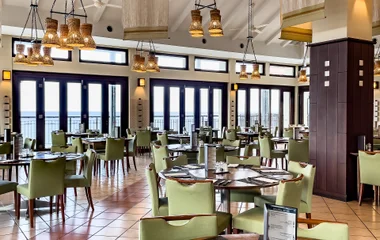 The main restaurant