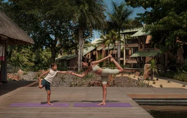Yoga en famille à l'Île Maurice