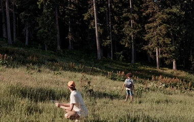 Randonnée aux Arcs Panorama en famille