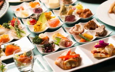 Platos del restaurante de Club Med.