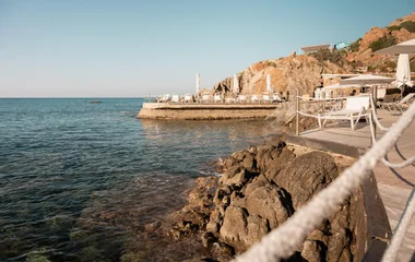 Paisaje con mar en Sicilia.