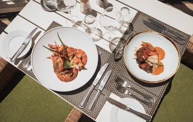 Platos del restaurante de Exclusive Collection.