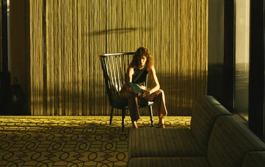 Femme qui détend à Marbella