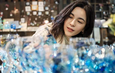 otaru, shopping, glassware, handicraft