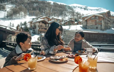 Familia en un resort Exclusive Collection en Francia.