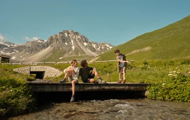 Famille à Tignes
