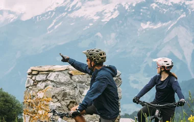 Sortie en vélo à Grand Massif