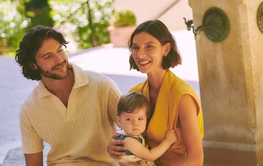 Famille à Opio en Provence