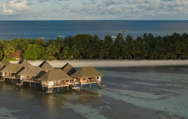 Resort en las Islas Maldivas.