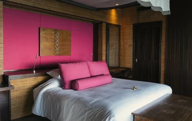 Le camere dei bungalow overwater dei Resort Club Med