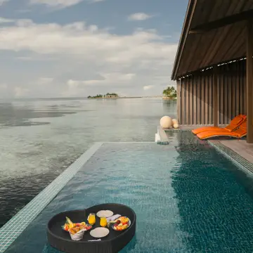 Auf dem Wasser Villa
