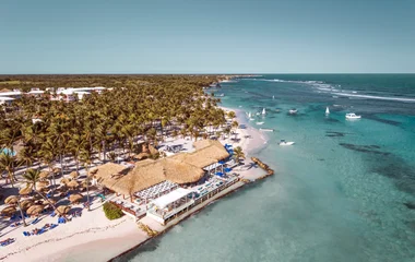 Vista panoramica del Resort Club Med a Santo Domingo