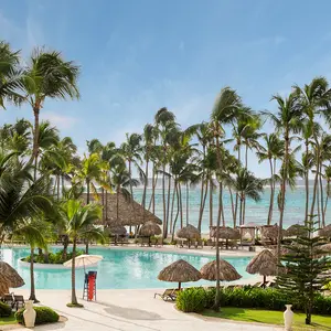 Playa privada del resort Club Med Punta Cana en familia