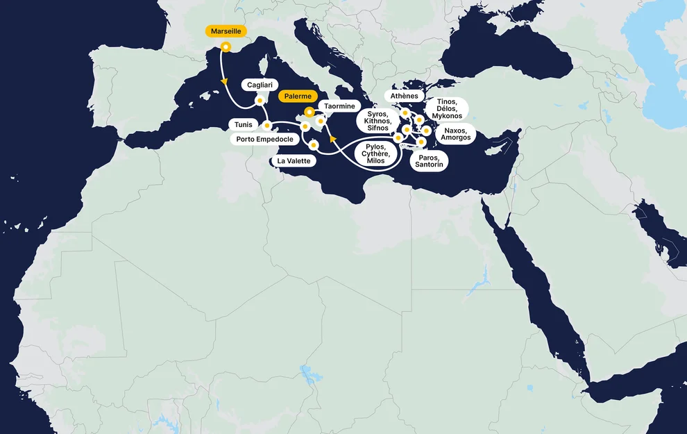 Maravillas antiguas e Islas Griegas