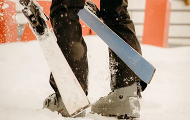 Skieur à Val Thorens