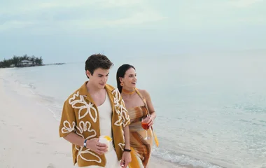Couple aux Bahamas