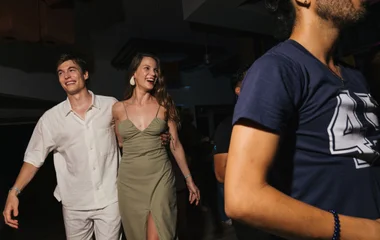 Pareja en velada de Club Med.