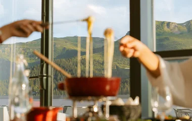 Fondue à Grand Massif