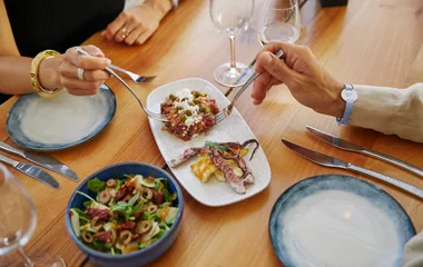 Platos del restaurante de Club Med.
