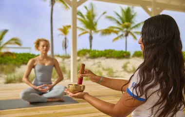 Clase de yoga.