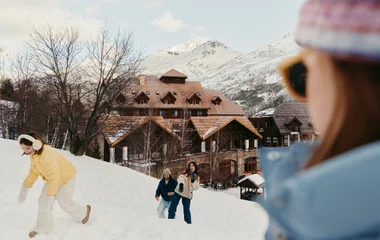 Femme au ski
