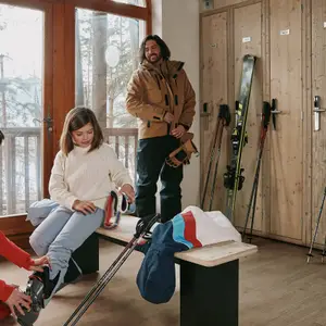 ski room at Club Med