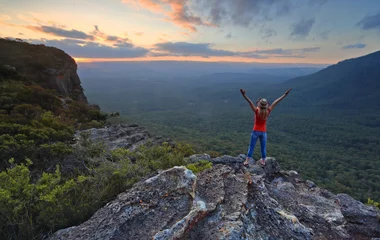 Blue Mountains y costa de Australia en primavera y otono para senderismo