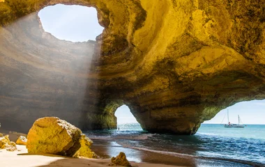 La côte de l'Algarve au Portugal