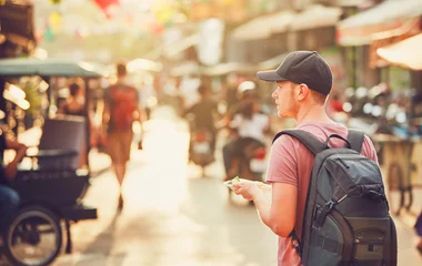 Touriste au Cambodge