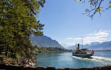 Reise zum Genfer See, dem grössten See Europas