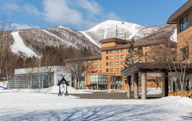 Resort nieve invierno