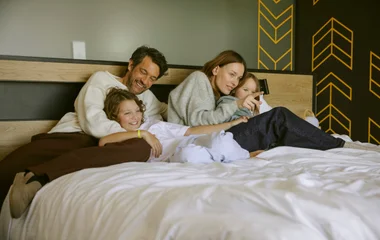 familia no quarto