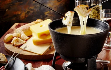 Fondue de queijo.