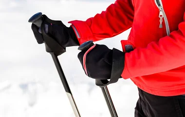 Bastão de caminhada nórdica.