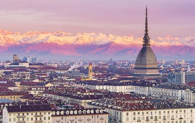 vista aérea de região da Italia