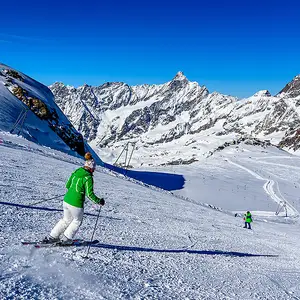 Estação de esqui em Cervinia.