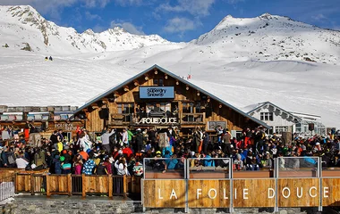 Bar e restaurante La Folie Douce.