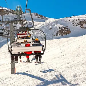 Teleférico em Val d'Isère.