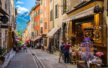 Rua em Serre Chevalier.