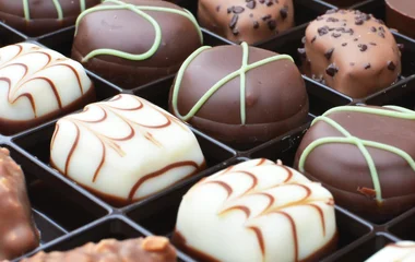 Caixa de bombom suíço.