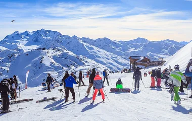 Estação de esqui em Courchevel